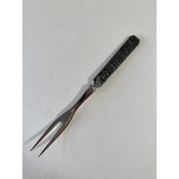Konge-Tinn Norwegian Serving Fork - Picture 1 of 3